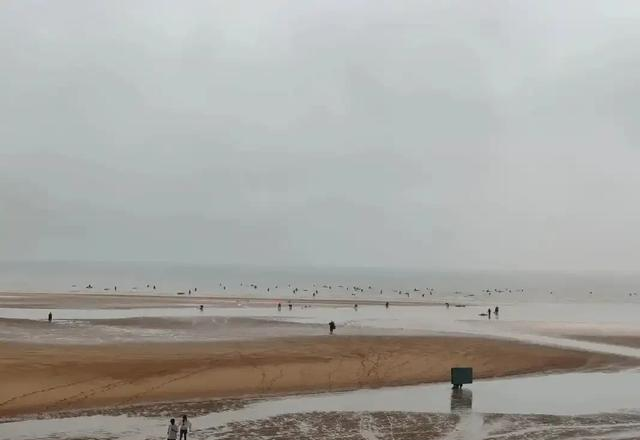 赣榆石桥小沙东海滩设置遮阳伞、增加公厕配套，并划定公共赶海区