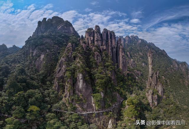 江西玉山：春日三清山美景如画