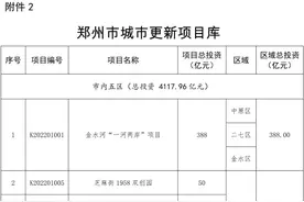 总投资81.71亿元！郑州新入库9个城市更新项目图片