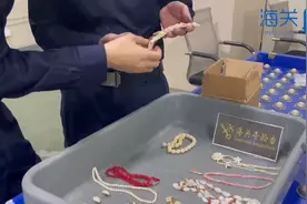 泉州海关查获象牙、红珊瑚制品24件图片