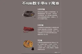 太晚了❗️现在才知道的不同颗数手串珠子寓意图片