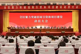 三提三争投促行丨淄川区聚力突破招商引资和项目建设动员大会召开图片