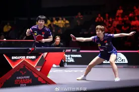 WTT新加坡大满贯：王曼昱/蒯曼3比0战胜郑怡静/李昱谆，晋级决赛，国乒包揽女双冠亚军图片