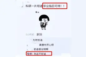 研究生和导师聊天记录火了，隔着屏幕都能感到尴尬图片