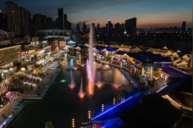 千万级灯光秀迪拜同款？合肥津门水街晚间打卡新圣地图片