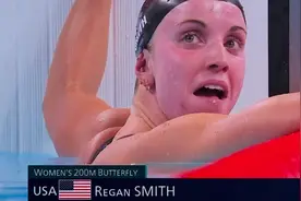 到底谁才该查？美国游泳队集体变紫脸，张雨霏霸气回怼质疑！图片