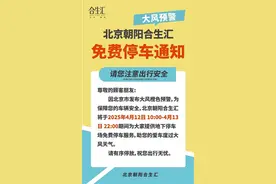 北京大风进入最强时段，多家商场供免费停车，部分车位已停满图片