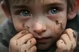 加沙，一群可怜无辜的孩子图片