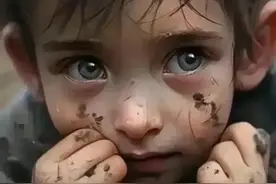 加沙，一群可怜无辜的孩子图片