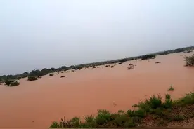 塔克拉玛干沙漠大暴雨，当地人：这辈子没见过！究竟是福是祸？图片