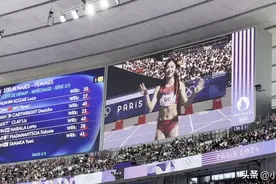 巴黎奥运会，吴艳妮招牌比心动作再次出现图片