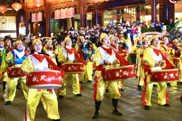 快看！凤冈唢呐、威风锣鼓、中幡……上演了