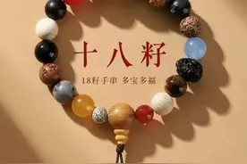 爆火|30秒让你看懂十八子手串的材质及寓意｜所念皆所愿图片