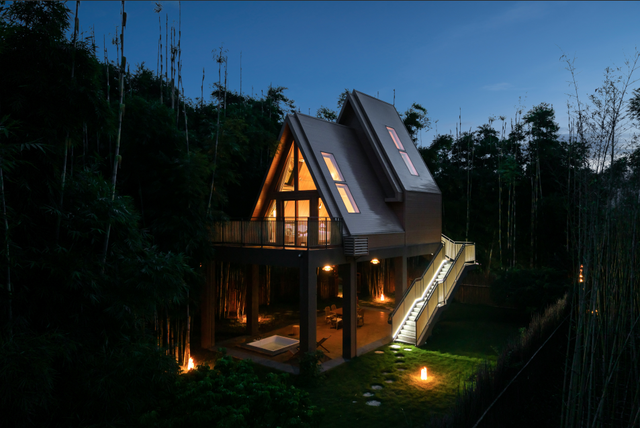 韶关新晋度假地，宛如现实版“绿野仙踪”，躺看星空的竹林民宿