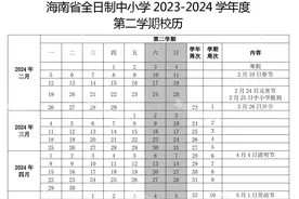 海南中小学将于7月13日正式放暑假图片