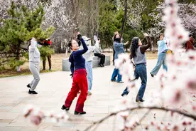 随着气温回暖，大同市全民健身热潮涌动图片