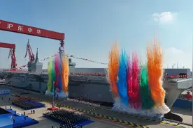 四川舰下水，岛内舆论高度关注：解放军新军舰一艘又一艘，像下饺子一样图片