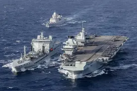 挑衅！英国高龄航母巡航亚太，被曝要穿航台海，菲律宾争当替死鬼图片