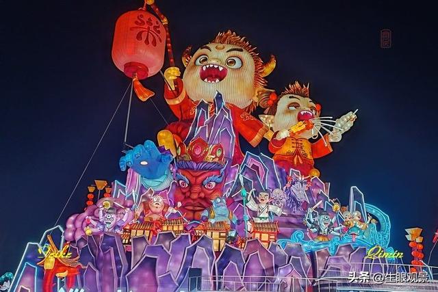 影记 | 齐彩城淄博花灯会的景观，这儿来看吧（2）