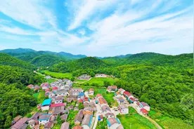 湖北赤壁：青山碧水白云绕 鸟语花香生态美图片