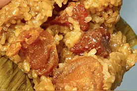 老妈做了半辈子的【咸蛋黄肉粽】！咸香软糯，详细配方零失败~图片