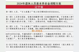 辽宁省公布四个2024年养老金计发基数，涨多少钱？养老金怎么涨？图片