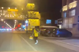 众包站长回应“呼和浩特一外卖骑手跑步送餐”：其身体无异常，大部分订单系骑车配送图片