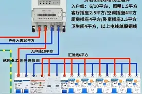 家庭电路实物彩图，不会家庭接线看着这些电路，一定让你会接图片