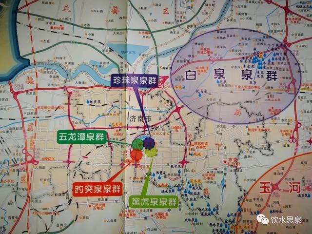 最全的济南市泉水分布位置图（有图有真相）