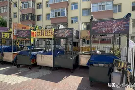 给龙沙夜市的小推车“安家”图片