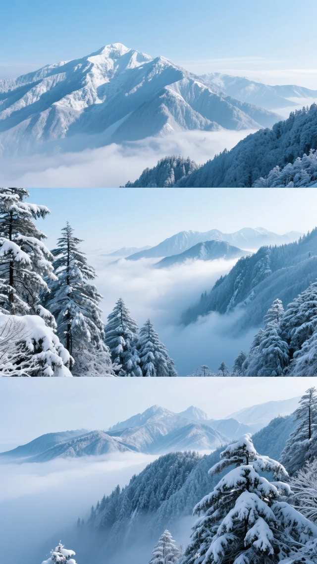 银色世界，雪中禅意：峨眉山的冬天美成了佛国仙境