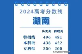 湖南省2024年高考一分一段表，出炉了！志愿填报参考图片