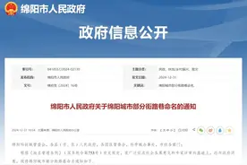 绵阳这47条街路巷有“名字”啦，在你家附近吗？图片