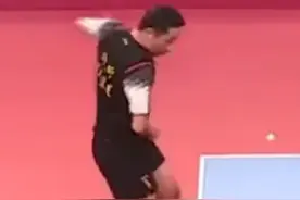 笑死！许昕360°转身接球赢了，徐瑛彬：哥，我是日本人？这样秀我图片