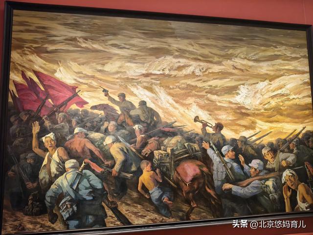 带孩子去中国美术馆参观“人民必胜”主题展，爱国主义教育太深刻
