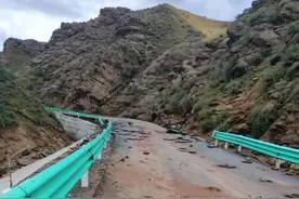 今起至8月10日，S101线石梯子乡路段因修复施工双向交通管制图片