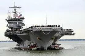 美将拆解全球首艘核动力航母图片