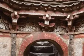 山西汾阳发现北宋砖雕壁画墓 精美砖雕再现宋代风貌图片