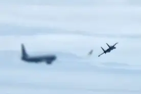 扬眉吐气，歼16狂甩干扰弹或拦截澳大利亚P8A，强势驱逐不再手软图片