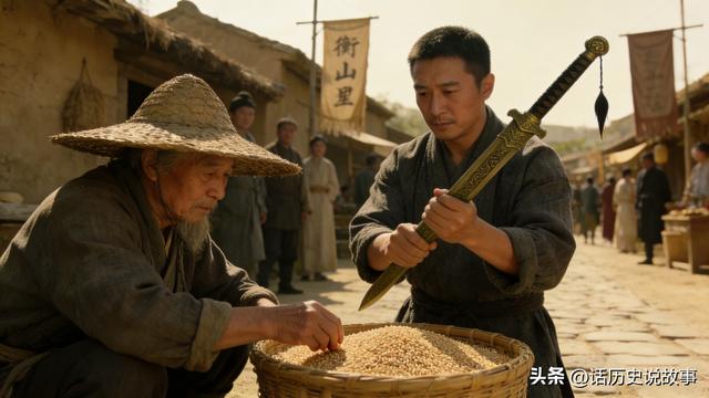 管仲用金饼废了邻国农耕，再用饥荒逼其跪降	，全程未动一兵一卒