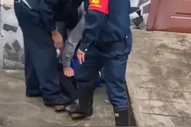 长城调查丨女子与咸阳市住建局保安起冲突被踩在脚下图片