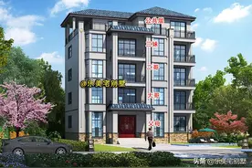 农村兄弟合建房户型设计，5层独栋vs三拼联排，你会选哪个？图片