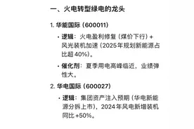 下周即将抢筹的8只电力股图片