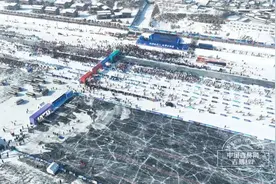 首届松花江滑冰马拉松开赛！11天内吉林省两度创下吉尼斯世界纪录图片