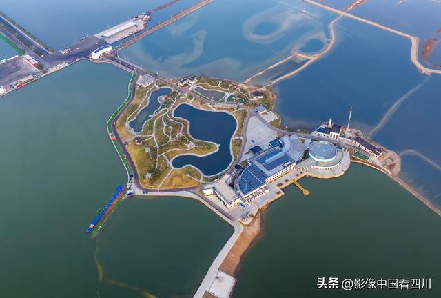 山西运城：盐湖日出美如画