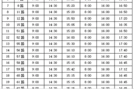 请签收！通辽春节期间公交运行时刻表→图片