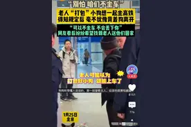 老人背狗坐高铁后续，告诉记者凄凉遭遇，不离不弃才是回家的意义图片