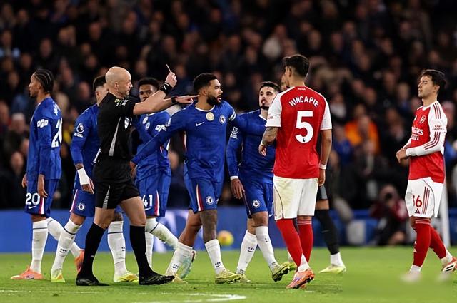 疯狂德比！十人切尔西尽显铁血，战平阿森纳，英超积分榜出炉