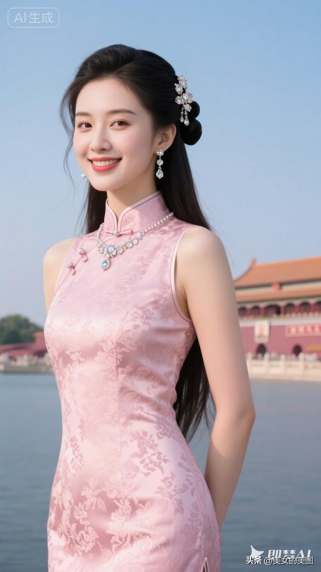 天安门旗袍女人风采