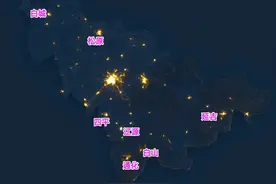 撇开长春、吉林不谈，从夜景灯光图看吉林省最繁华的3座城市图片